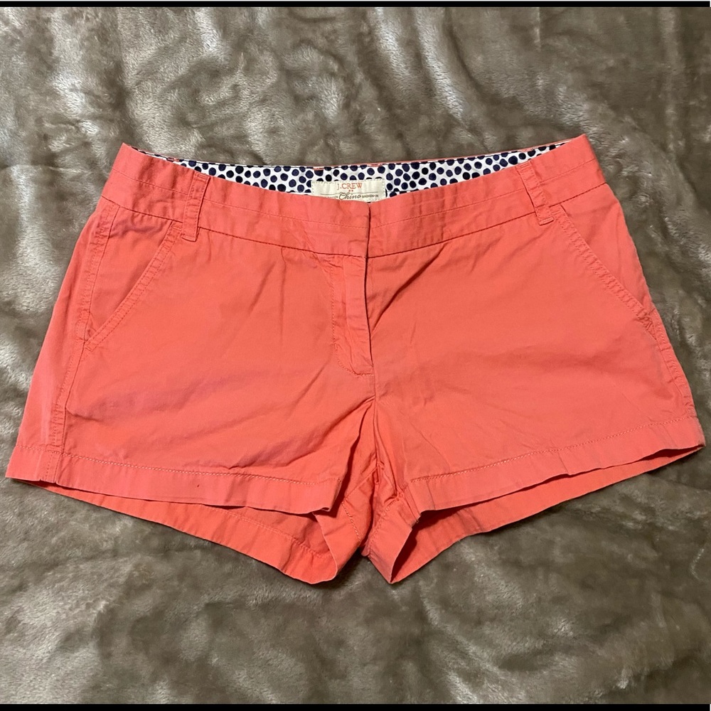 FREE SHIPPING J. Crew coral shorts